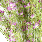 100cm Artificial Foliage with Small Flowers Purple