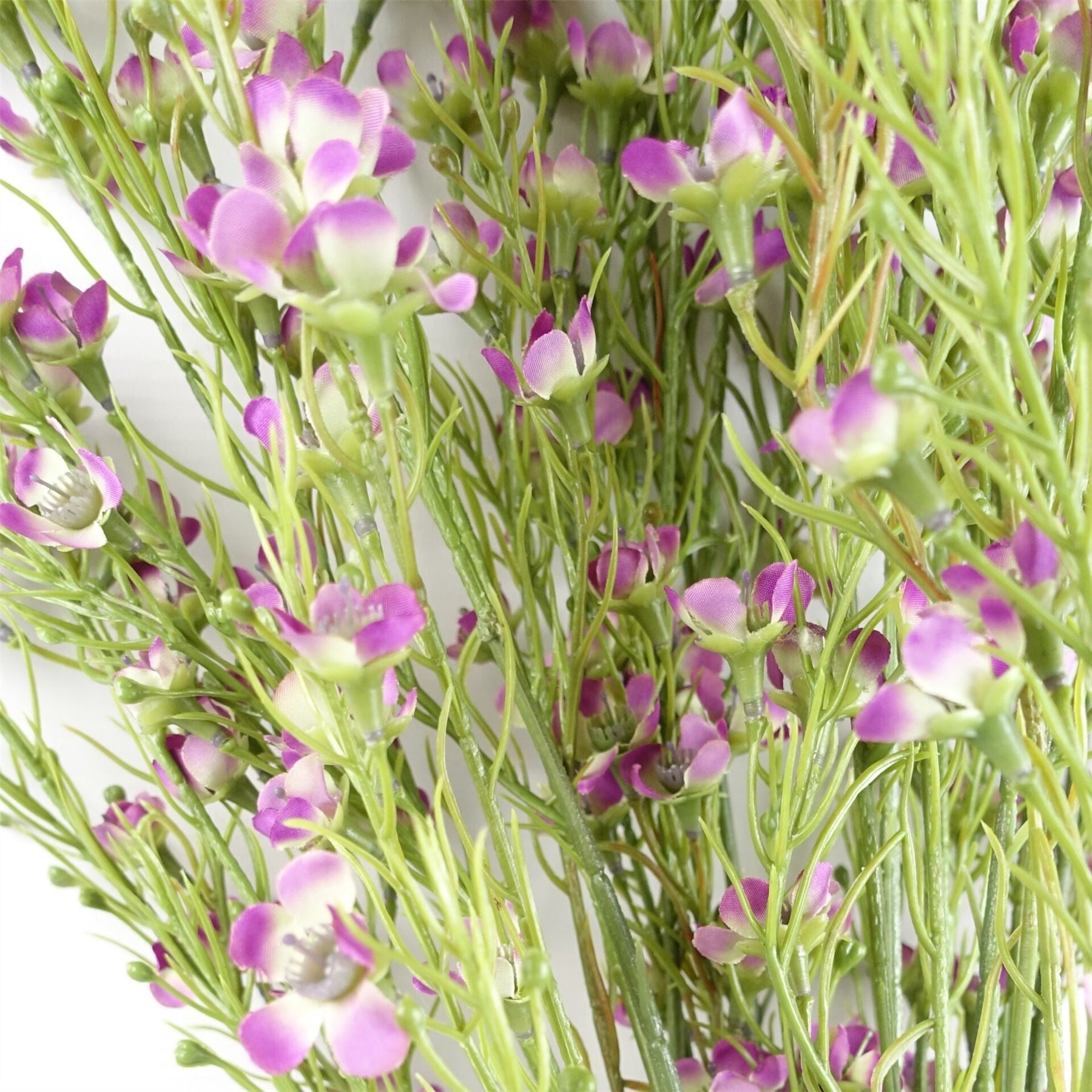 100cm Artificial Foliage with Small Flowers Purple