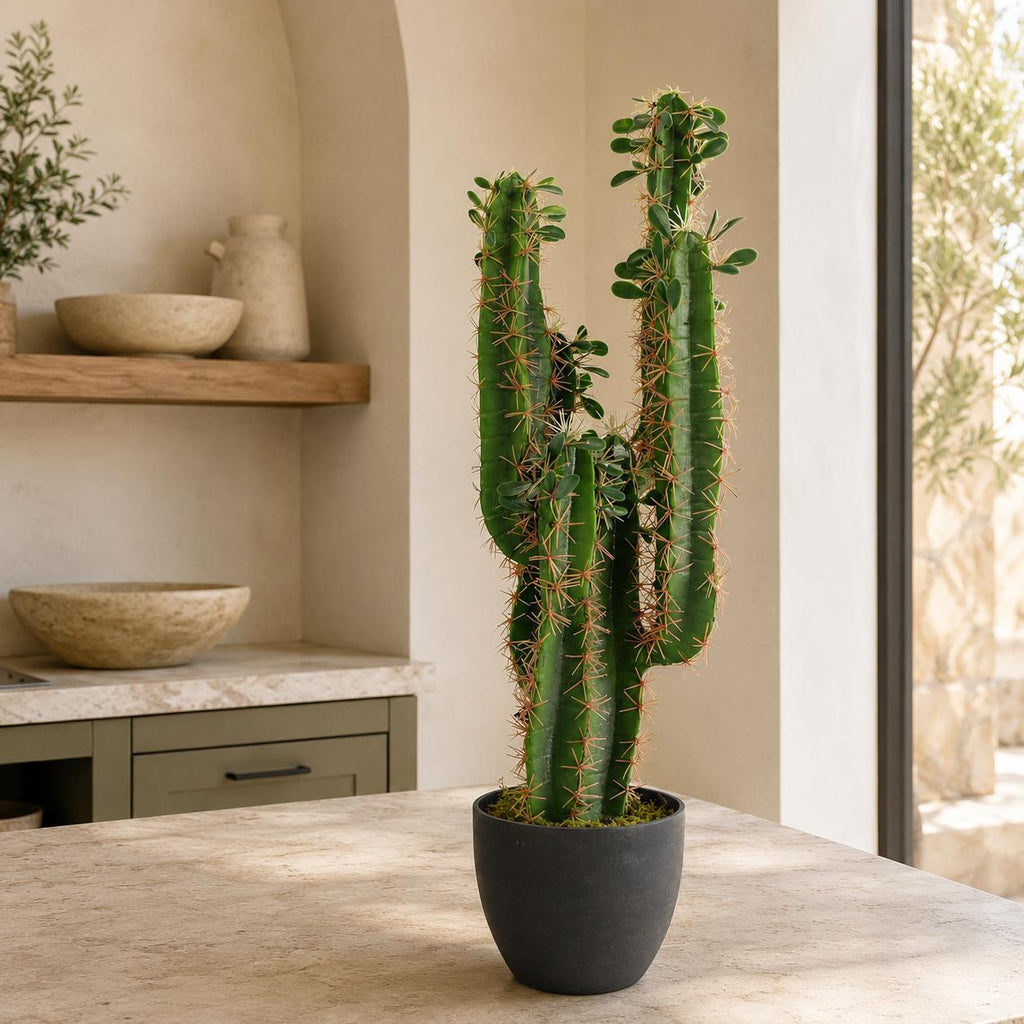 Artificial 75cm Premium Cactus with pot