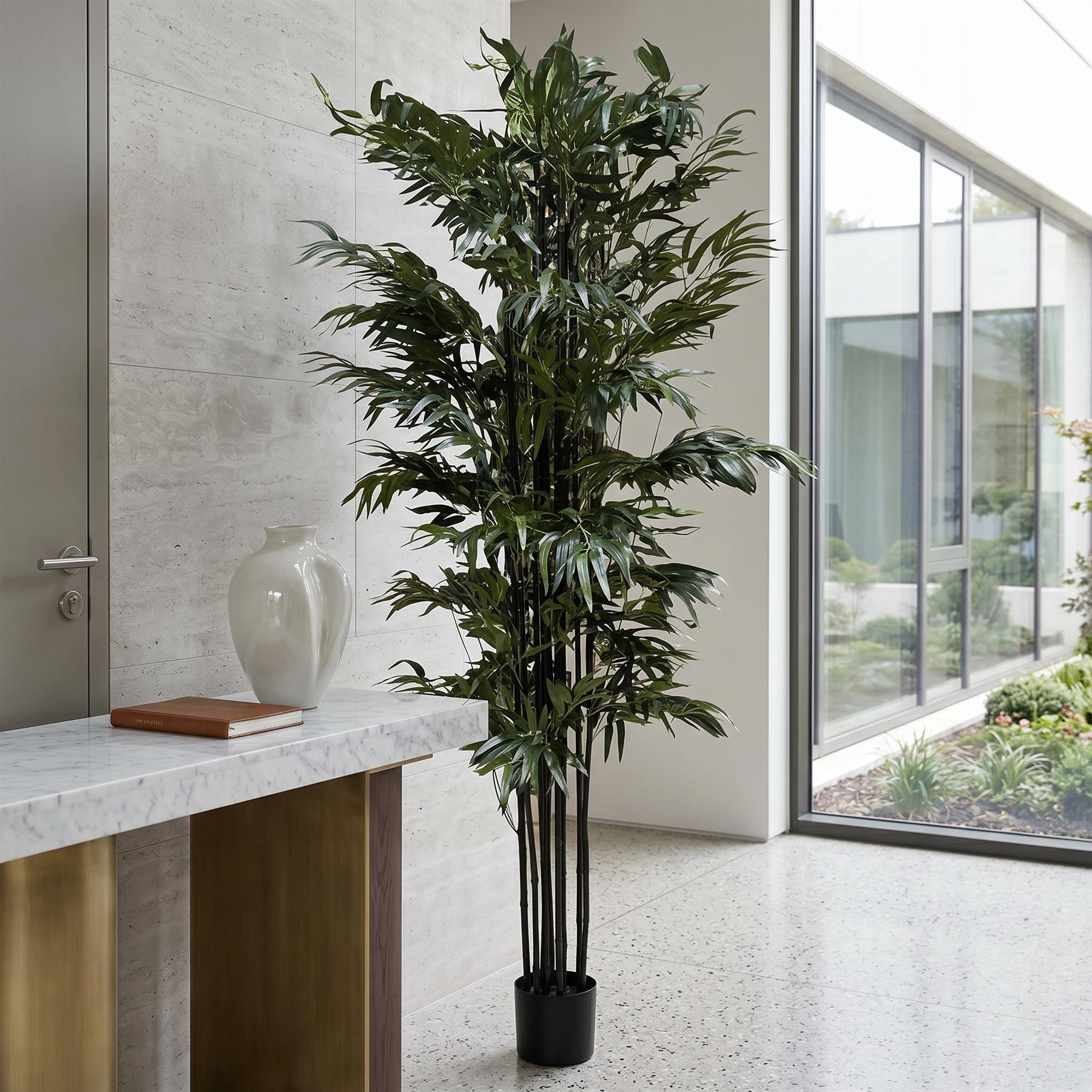 200cm Artificial Fire Retardant Natural Bamboo Tree