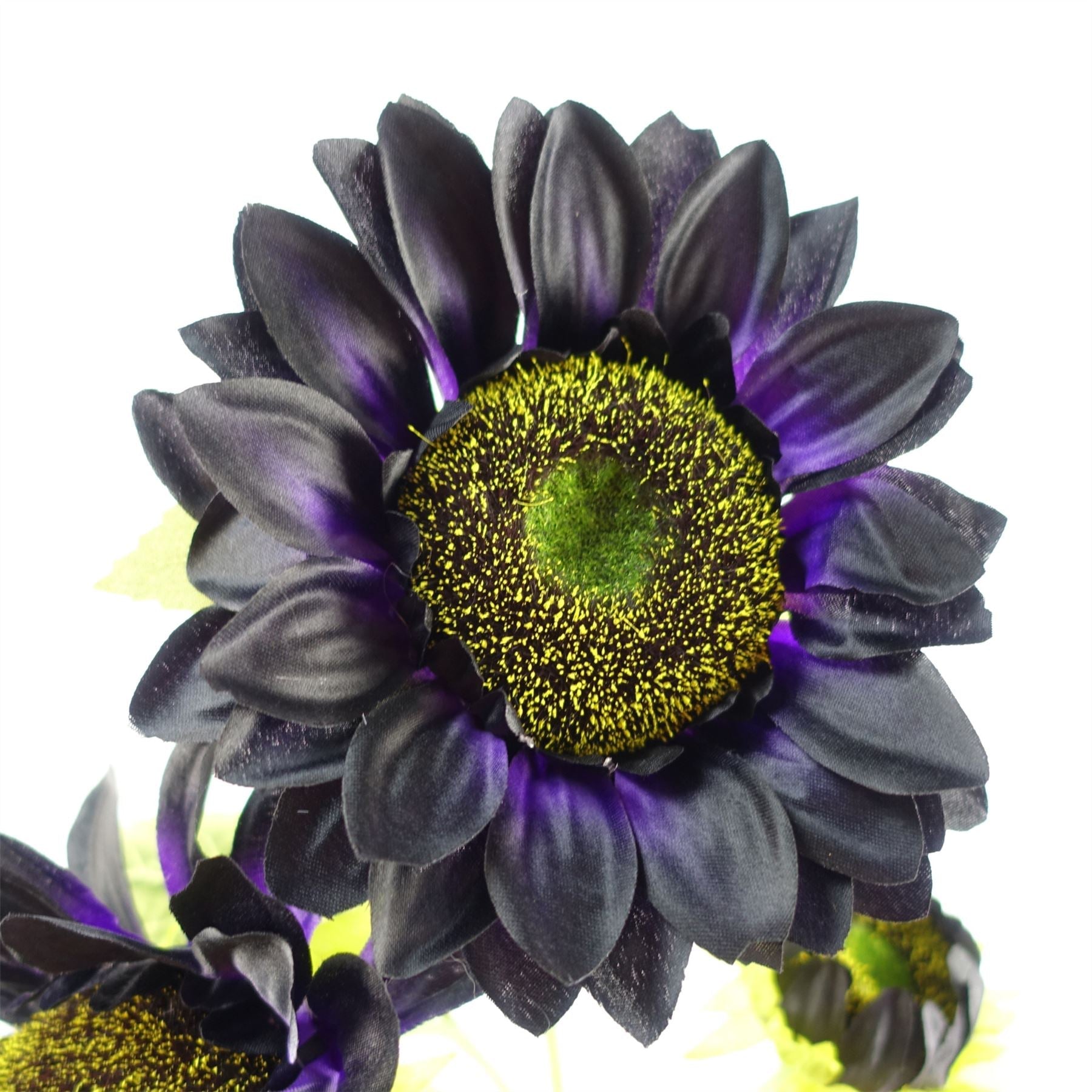 88cm Purple Artificial Sunflower 3 heads