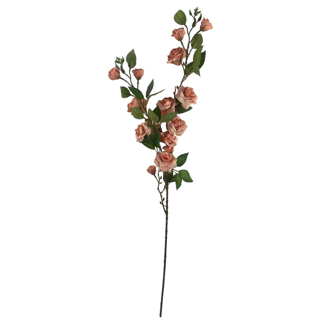 90cm Artificial Pink Rose Stem