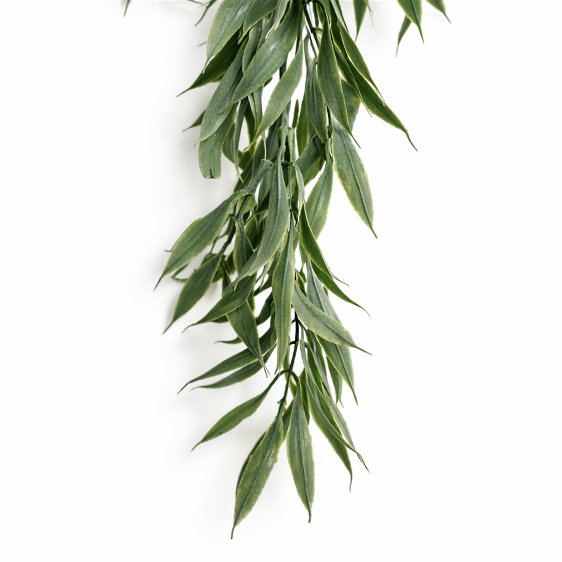 80cm Artificial Italian Ruscus Hanging Plant with Foliage Sage Green