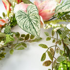180cm Artificial Hanging Trailing Pink Lily Plant Garland