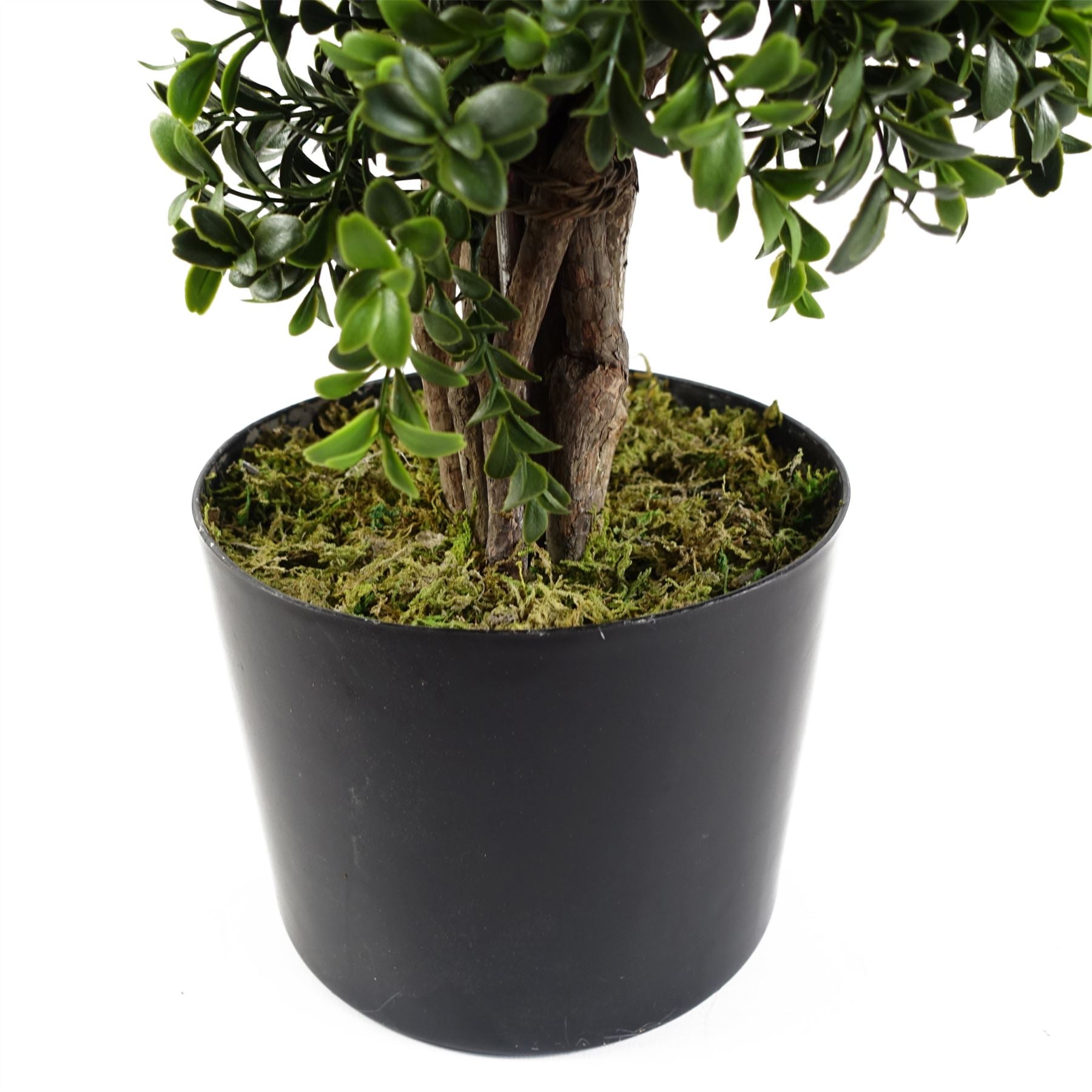 120cm Pair of Spiral Artificial Tree UV Resistant Outdoor Topiary