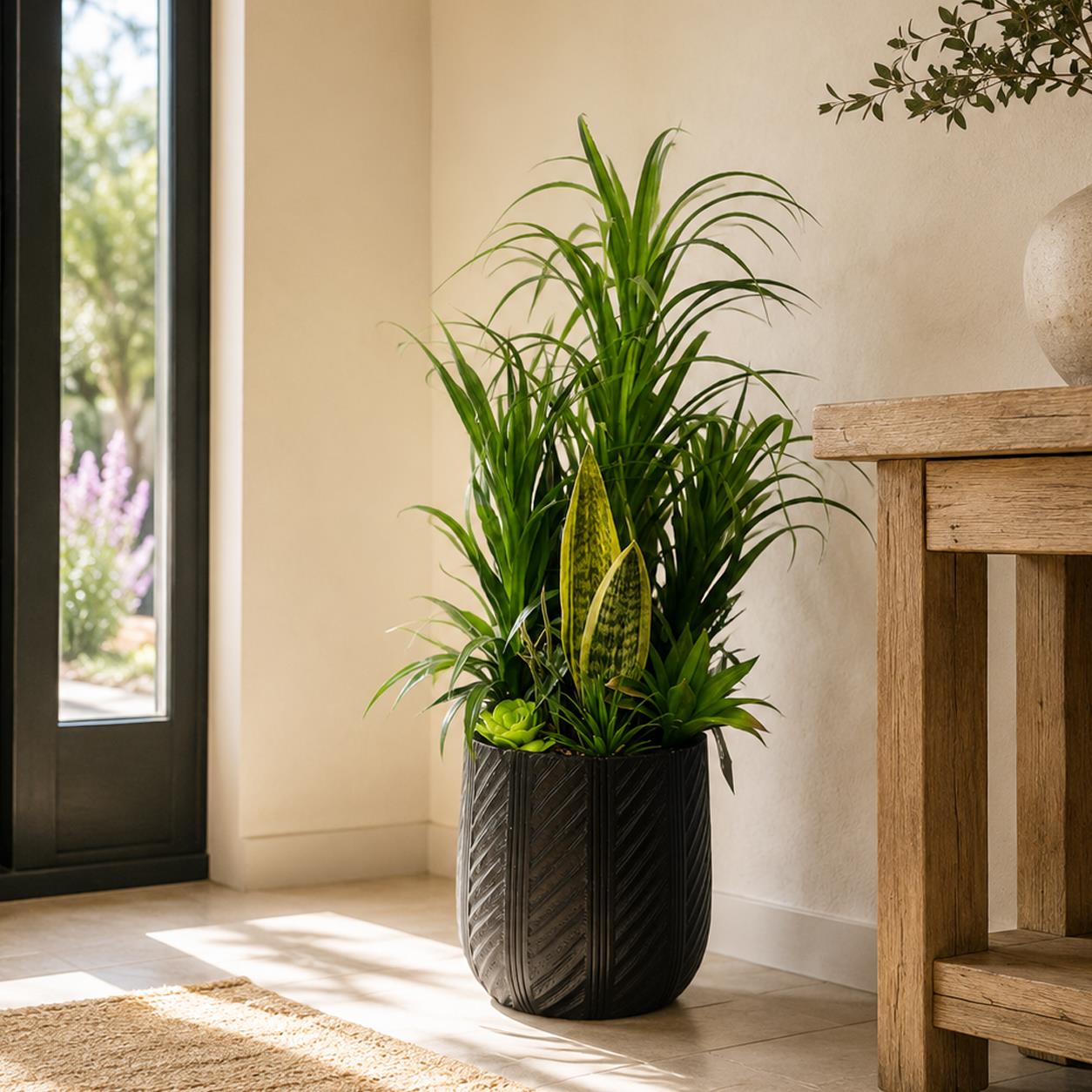 100cm Yukka Display in Pot Artificial