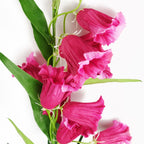 100cm Trumpet Artificial Flower Stem Fuchsia Pink