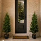 120cm Pair of Artificial Cypress Topiary