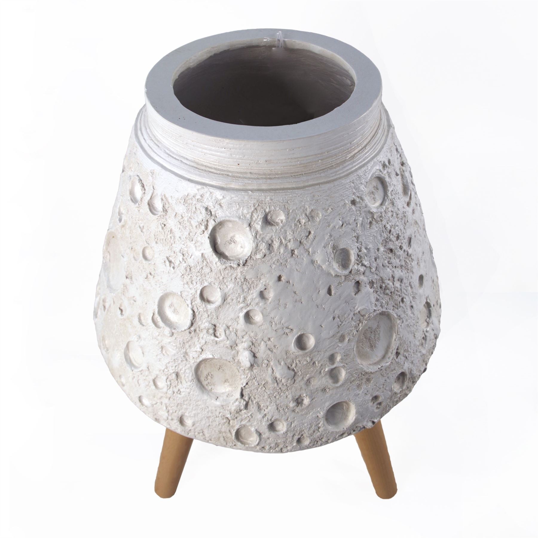 x 40cm Large Lunar White Planter 62cm