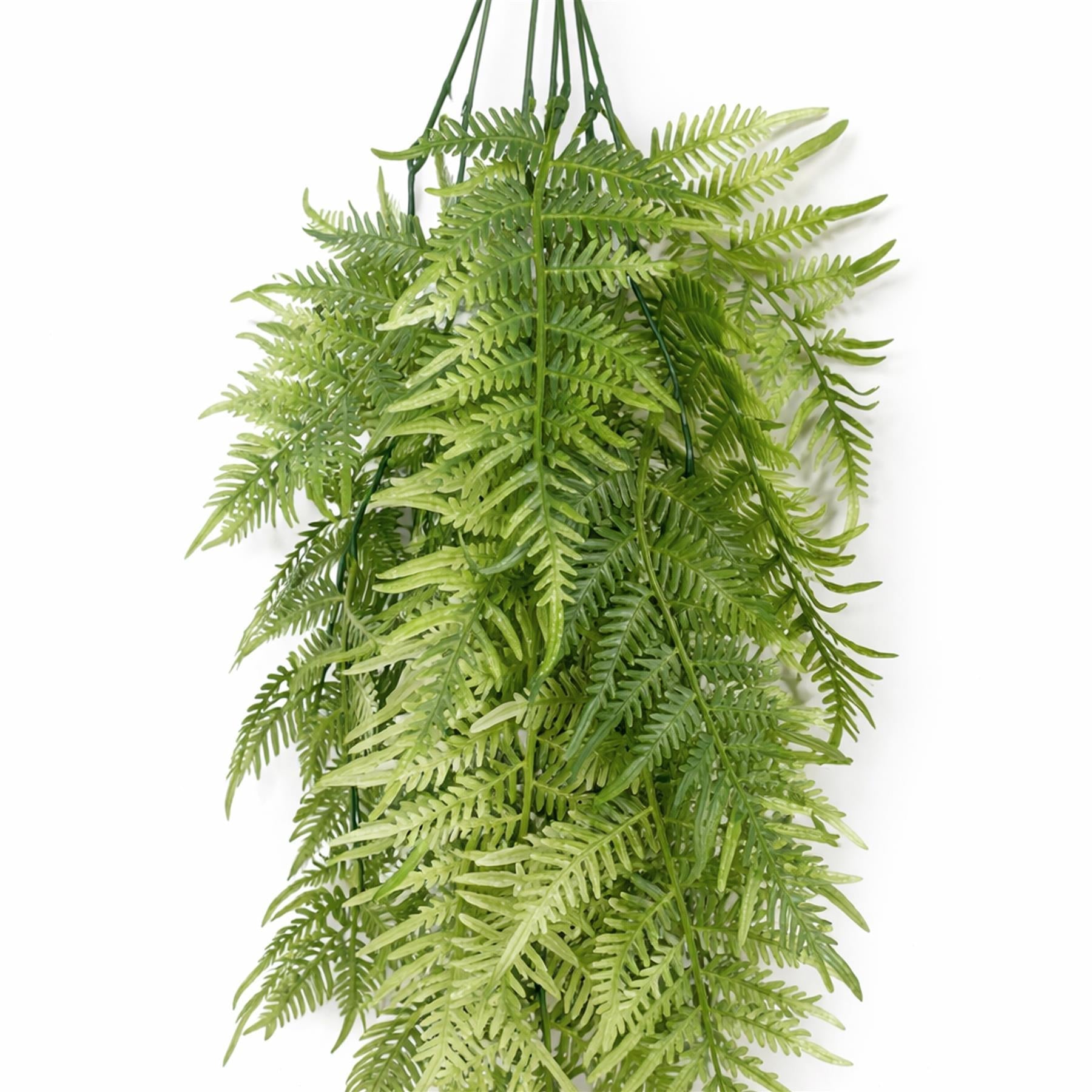 80cm Artificial Trailing Fern Plant Hanging Faux Greenery