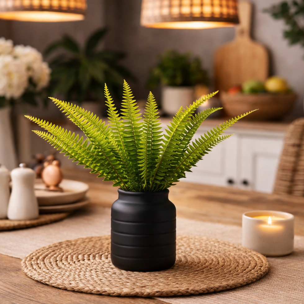Black Vase Planter 13 x 13 x 14cm BlackBlack