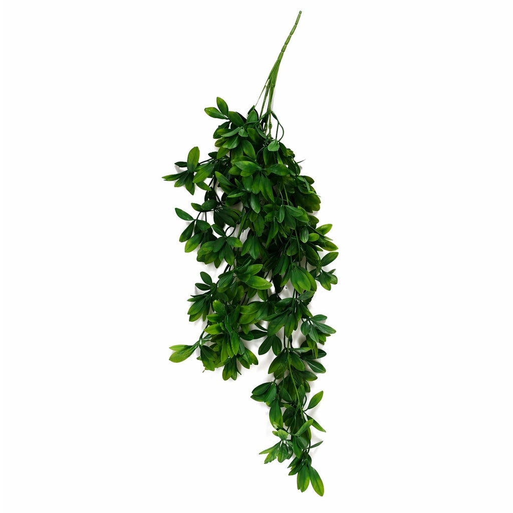 70cm Artificial Trailing Laurel Leaf Hanging Plant Green Foliage
