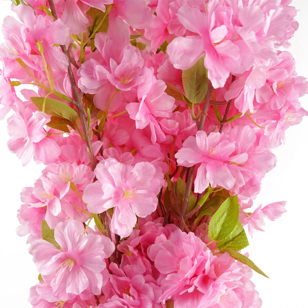 100cm Pink Artificial Blossom Stem
