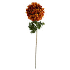 75cm Artificial Extra Large Reflex Chrysanthemum Orange