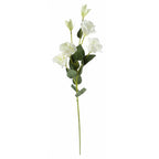 90cm Artificial Purple Chrysanthemum and Ferns Glass Vase