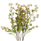 90cm Artificial Yellow Berry Stem