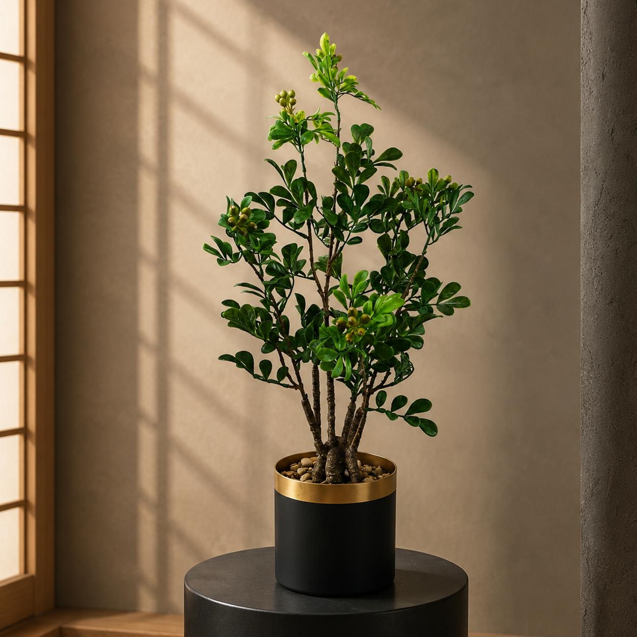 60cm Artificial Aglaia Odorata Bonsai Ficus Tree