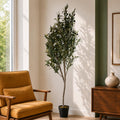 180cm Artificial Natural Look Olive Tree with Wooden Trunk