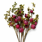 75cm Pomegranate Stem Artificial Purple