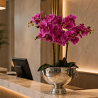 29cm XL Silver Champagne Bowl Planter
