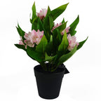 18cm Artificial Freesia Plant Light Pink Flowering