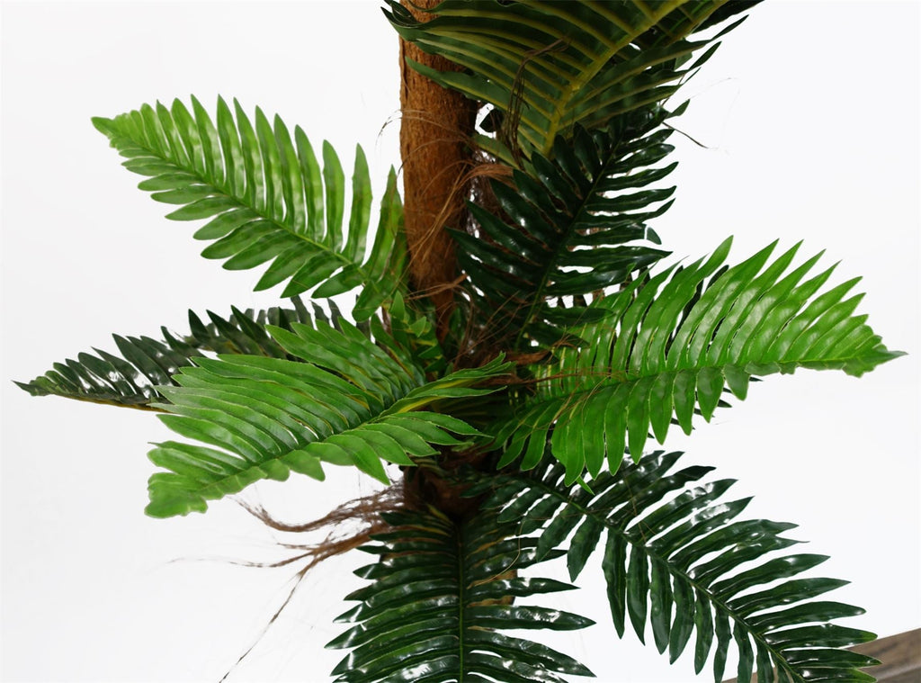 Artificial 150cm Large Palm Tree with Natural Trunk