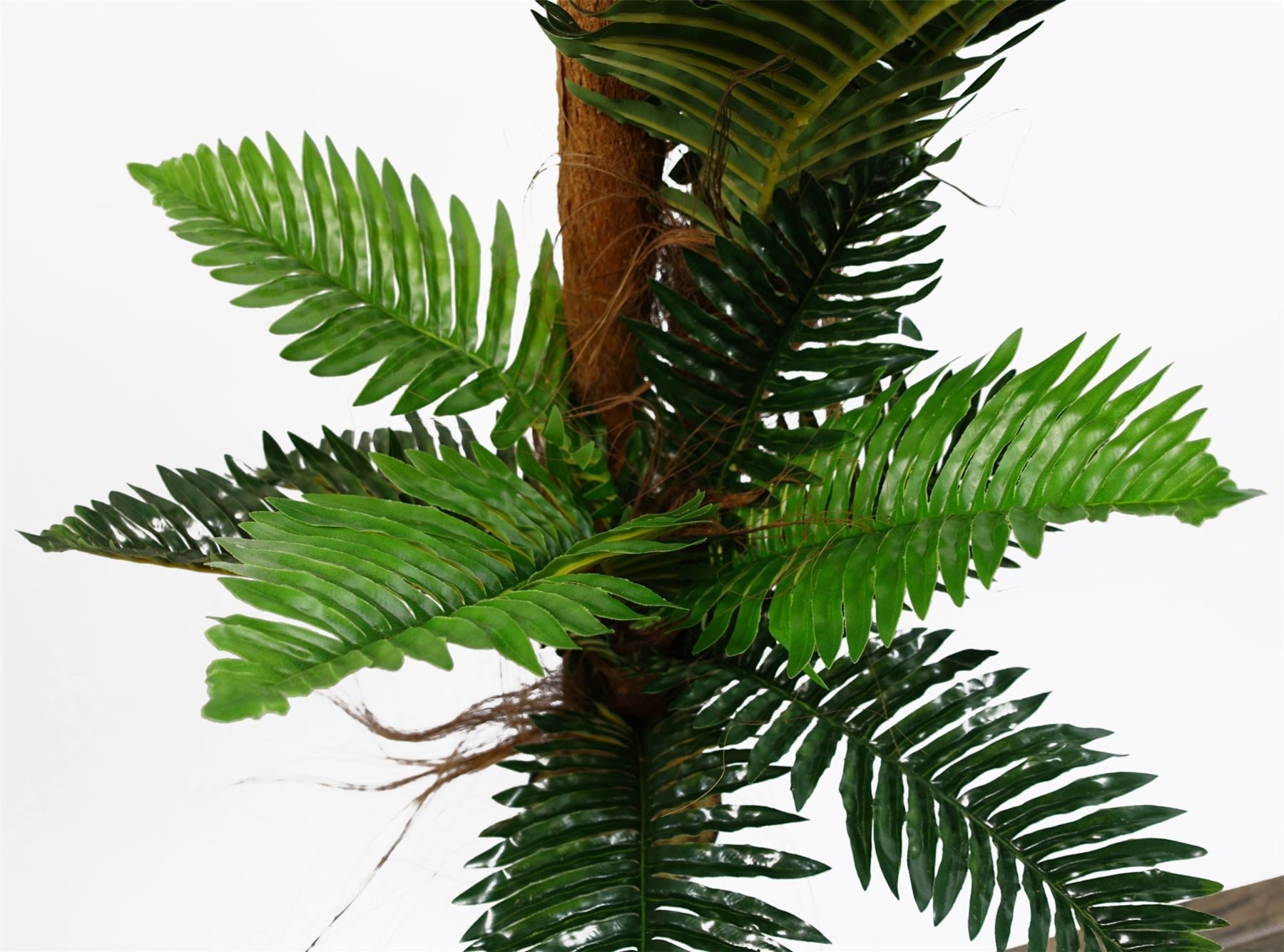 Artificial 150cm Large Palm Tree with Natural Trunk