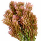 75cm Artificial Pink Heather Fern Bush Stem