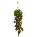 75cm Artificial Trailing Round Leaf Foliage Plant Autumn Green Bronze