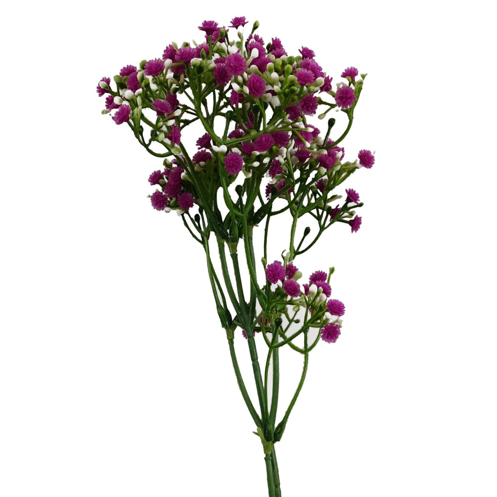 55cm Artificial Gypsophila Pink Stem