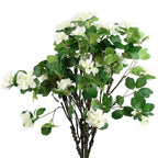 60cm Artificial Flower Foliage Spray White