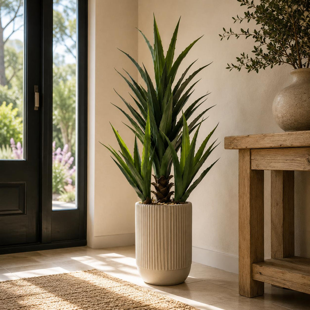 110cm Agave Tropical Display in Pot Artificial