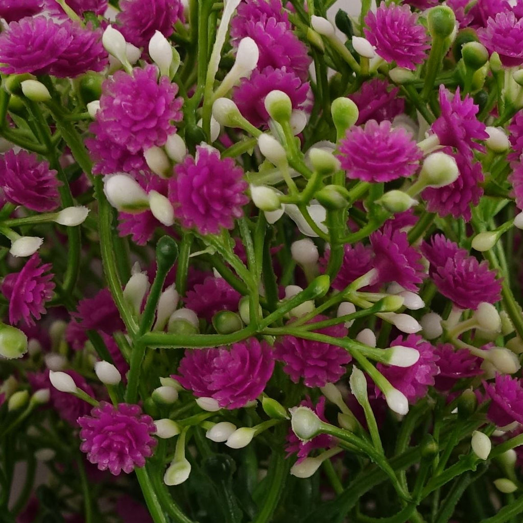 55cm Artificial Gypsophila Pink Stem