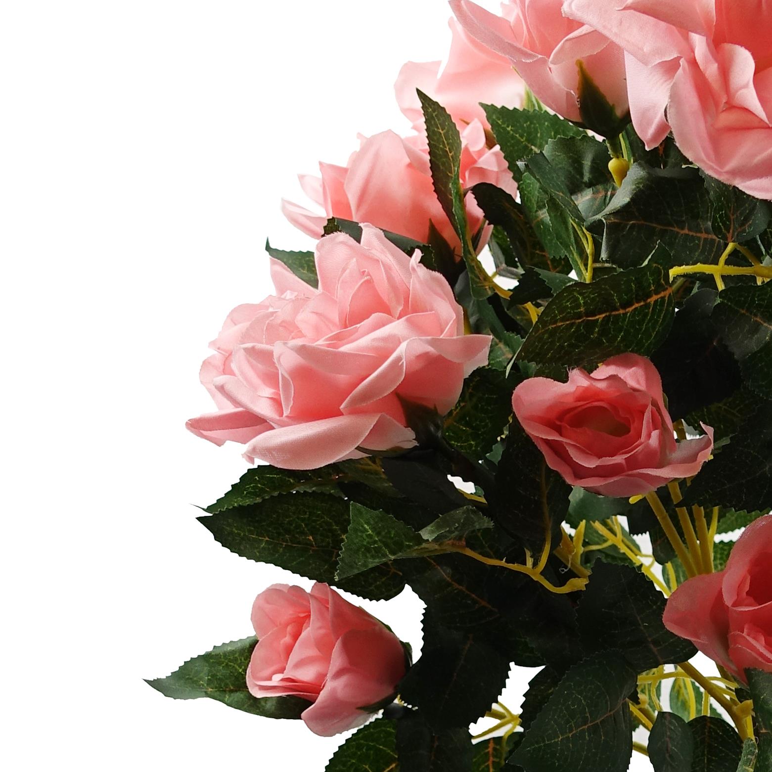 Artificial Pink Rose Tree Wedding Twisted Vine Detail 90cm