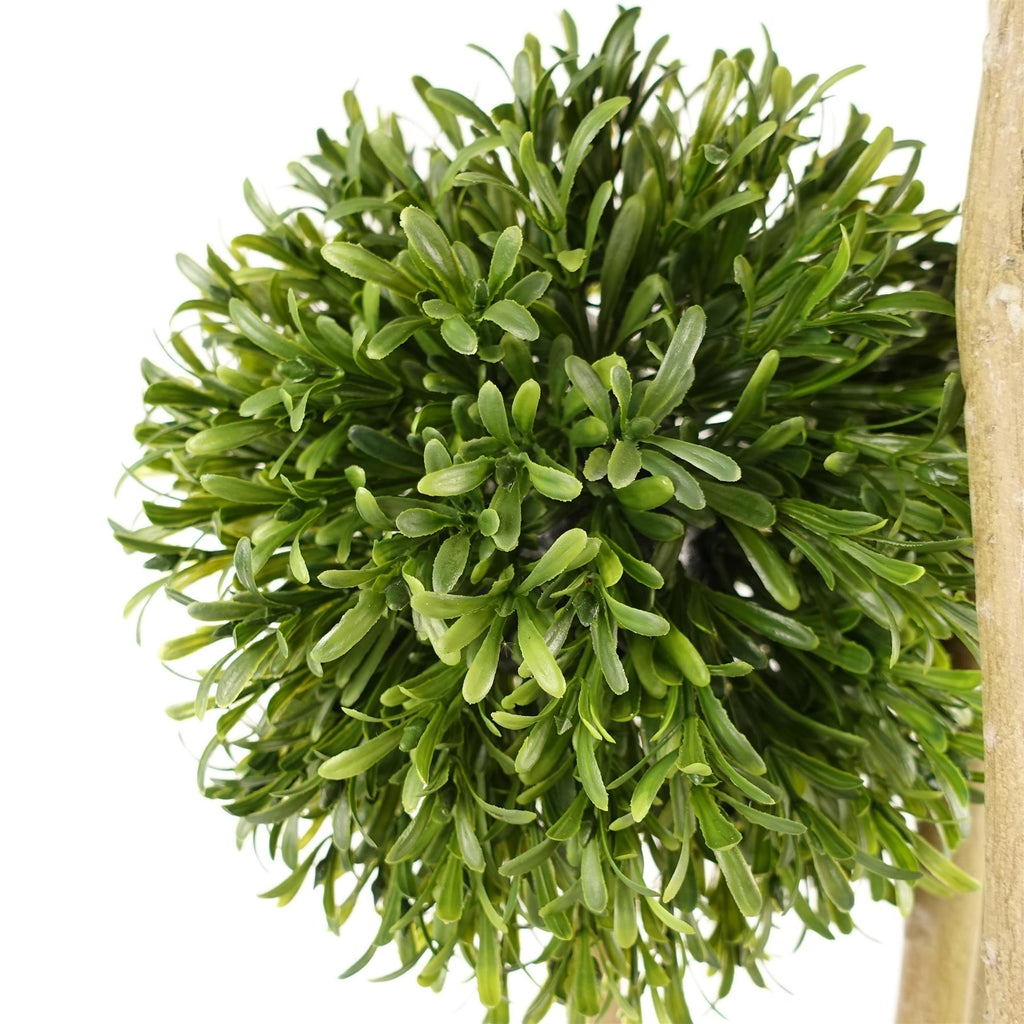 120cm Artificial UV Resistant Balls Topiary - Natural Trunk