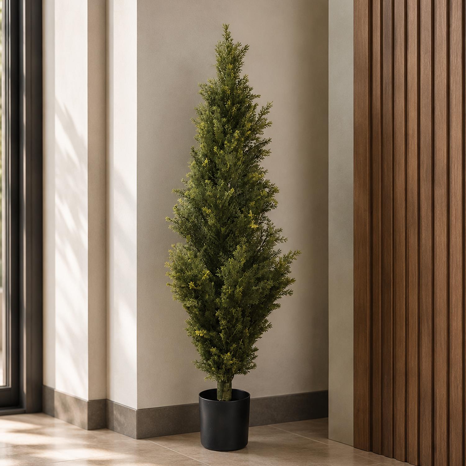 120cm Artificial Natural Look Cedar Cypress Tree