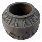 x 36cm Large Grey Gliese Diamond Planter 26cm
