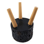 x 24cm Large Lunar Black Planter 35cm