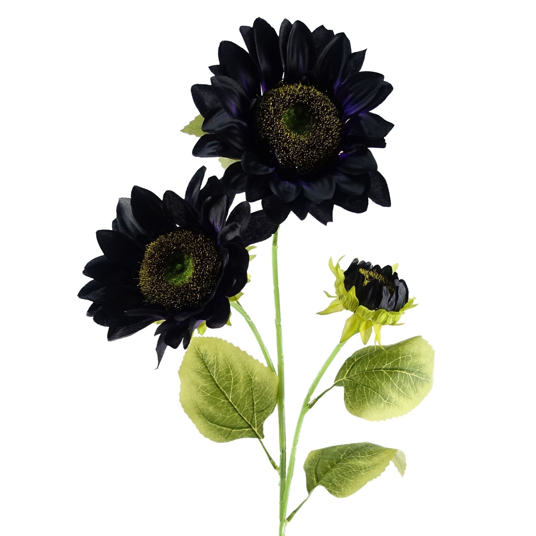 88cm Purple Artificial Sunflower 3 heads