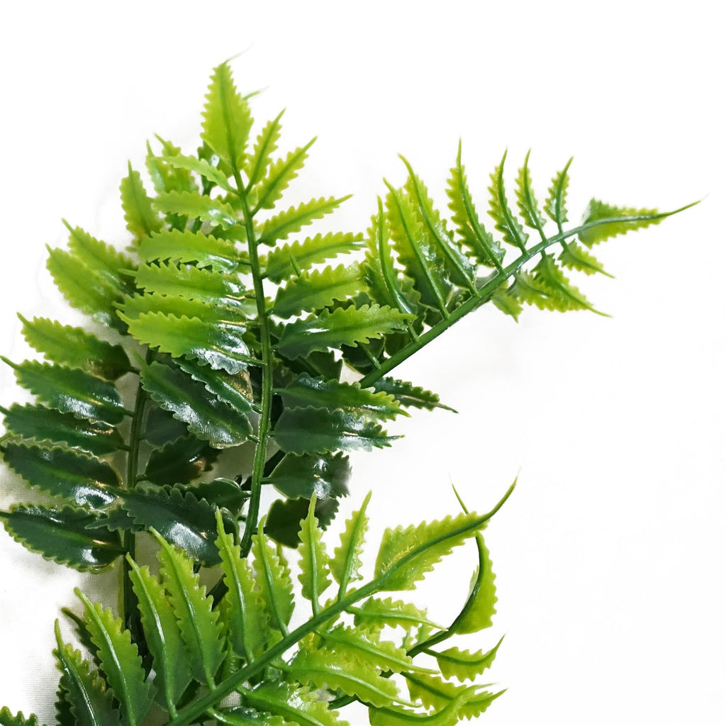 50cm Artificial Fern Spray Stem Spring Green