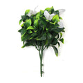 30cm UV Resistant White Flower Bush Artificial