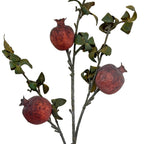 75cm Pomegranate Stem Artificial Red