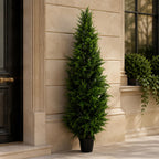 UV Resistant Outdoor 150cm Artificial Cypress Cedar Topiary Tree
