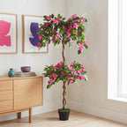 140cm EXTRA LARGE Artificial Flowering Rhododendron Bush Tree