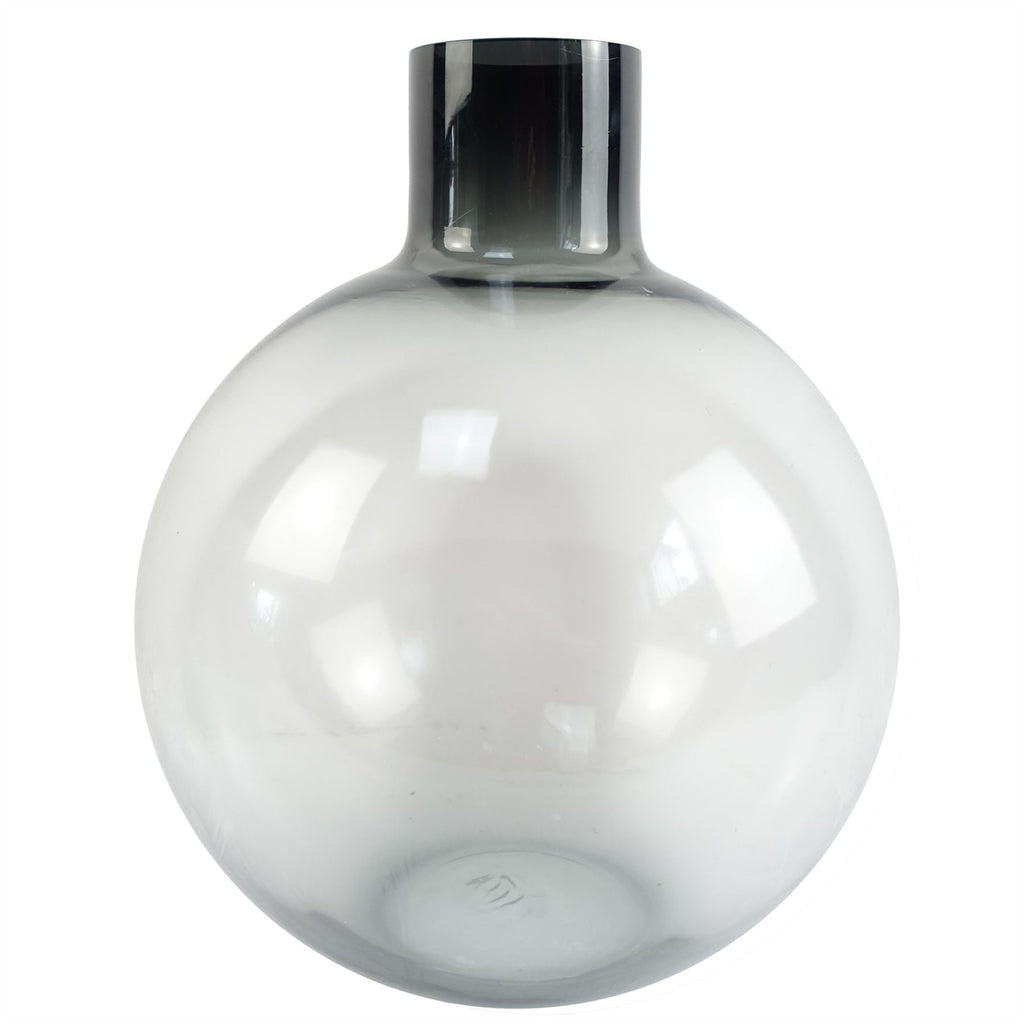 100cm Artificial Yellow Chrysanthemum Glass Ball Vase