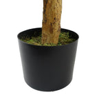 Artificial 75cm Pink Bush Hydrangea Plant Potted