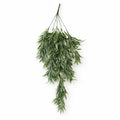 80cm Artificial Italian Ruscus Hanging Plant with Foliage Sage Green