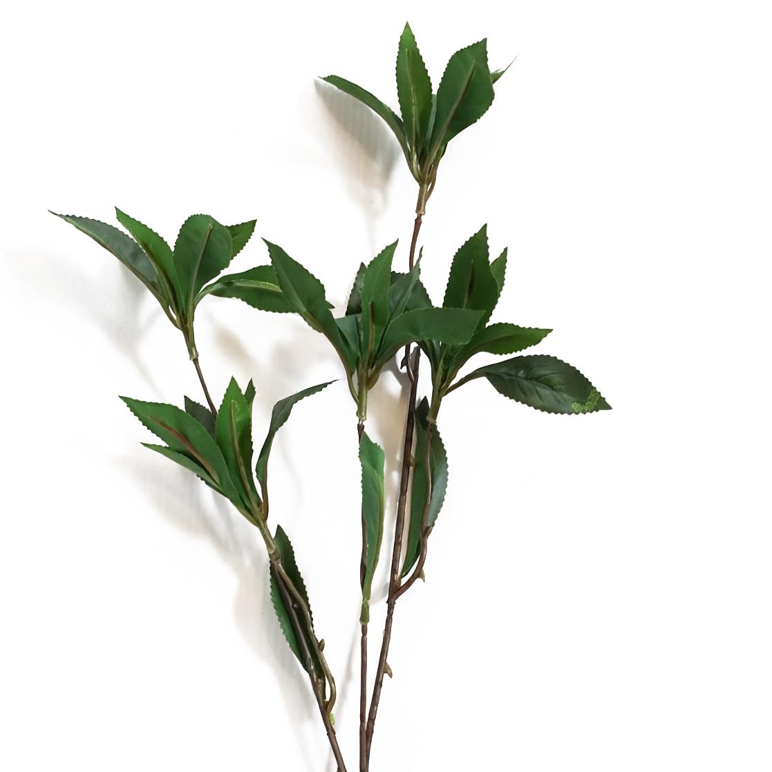 55cm Artificial Laurel Leaf Spray Stem