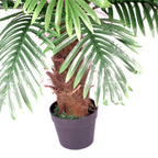 Artificial Princess Palm Tree 100cm Brown Natural Trunk