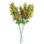 70cm Artificial Orange Berry Spray